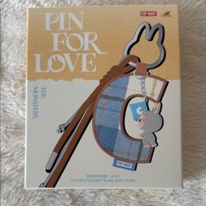 Pop Mart letter H labubu